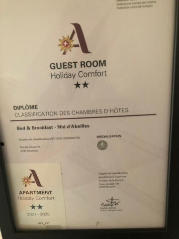 Nid D'Abeilles Appartement Tramelan Buitenkant foto